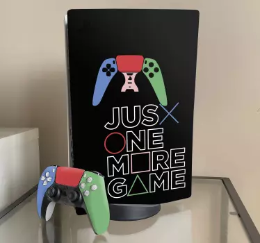 Vinil Skin para PlayStation Só mais um jogo - TenStickers
