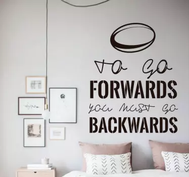 Vinil to go forwards - TenStickers