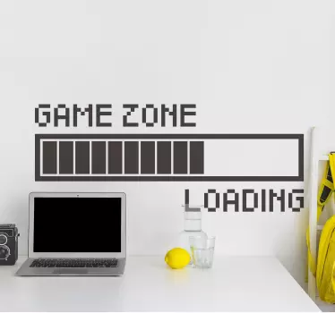 Vinil autocolante videojogo Game Zone Loading - TenStickers