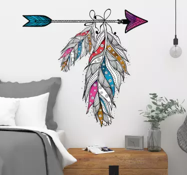 Vinilo decorativo penas e seta - TenStickers