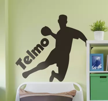 Autocolantes de outros desportos Jogador de Andebol - TenStickers