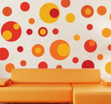 Vinis Decorativos Circulos de Verão - TenStickers