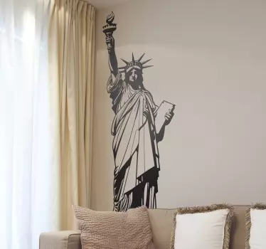Vinis decorativos de Nova York Estátua da Liberdade - TenStickers