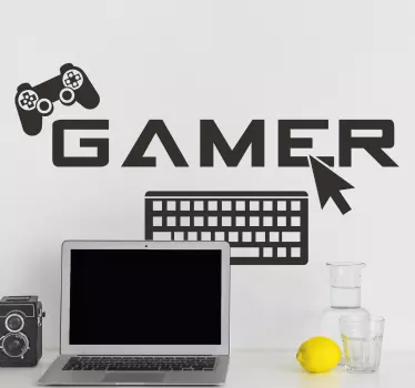Vinil decorativo de videojogos Gamer - TenStickers
