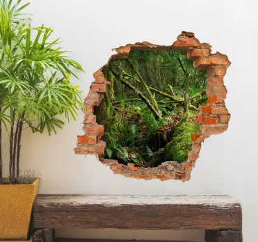 vinis decorativos efeitos visuais trompe l'oeil - TenStickers