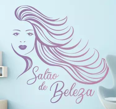Autocolantes de negocios Salão de Beleza - TenStickers