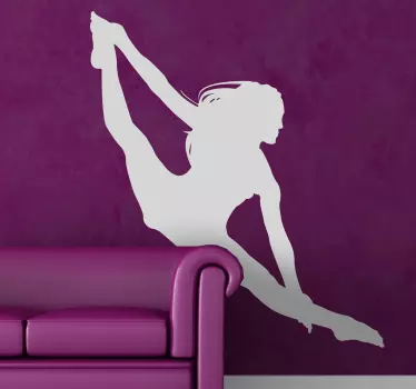 vinis decorativos silhueta acrobata - TenStickers