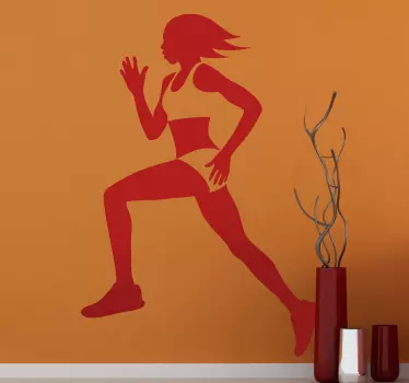 vinis decorativos silhueta feminina - TenStickers