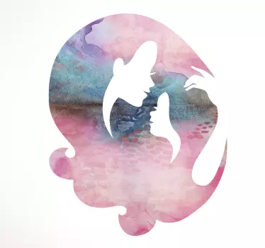 Vinis para mães acuarela - TenStickers