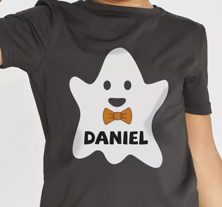 T-shirtpersonalizável com fantasma T-shirthalloween - TenStickers