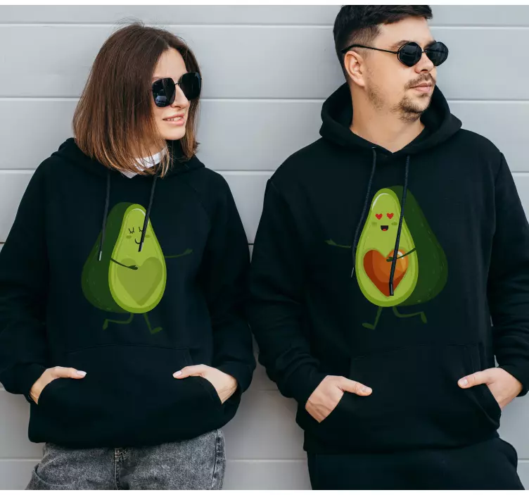 Sweatshirt para casal de abacates - TenStickers