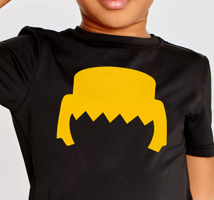 t-shirt personalizada para cabelo da playmobil - TenStickers