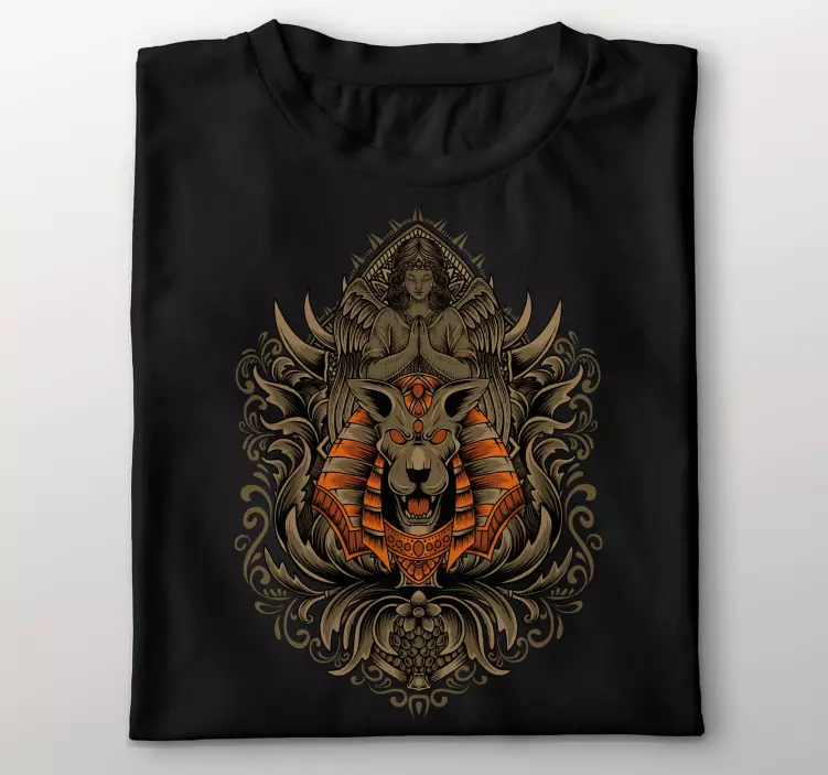 t-shirt personalizada do antigo deus egípcio 'anubis' - TenStickers
