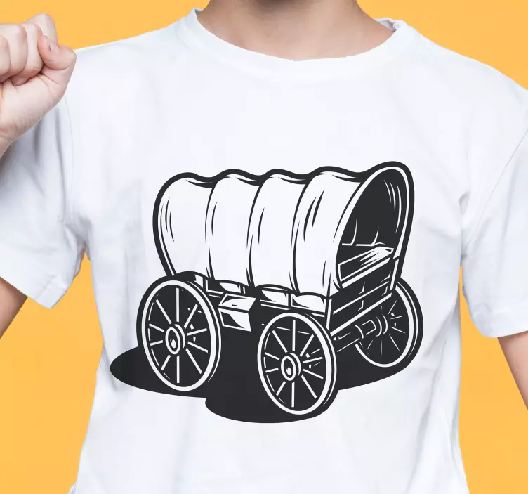 T-shirt estilo vaqueiro wagon - TenStickers