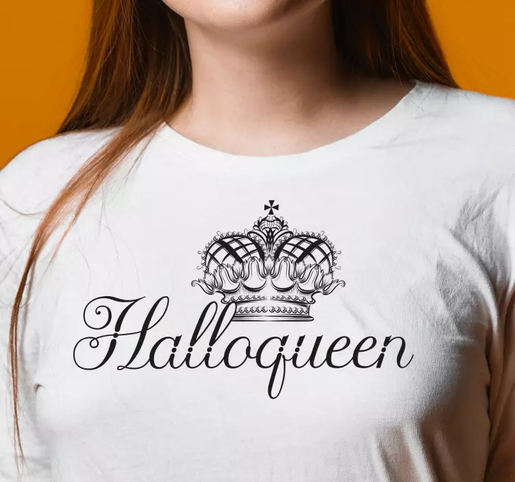 T-shirthalloqueen halloween - TenStickers