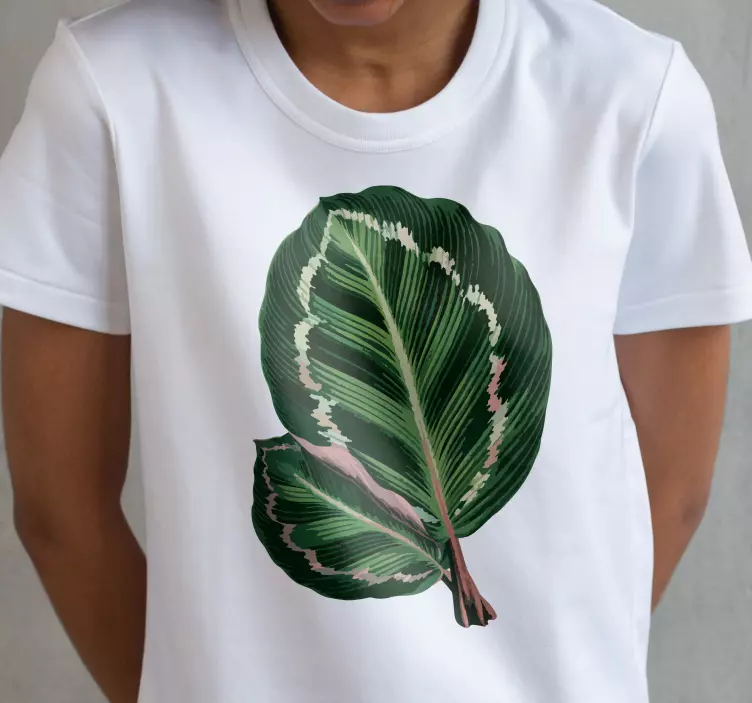 T-shirt inspiração da natureza frondosa - TenStickers
