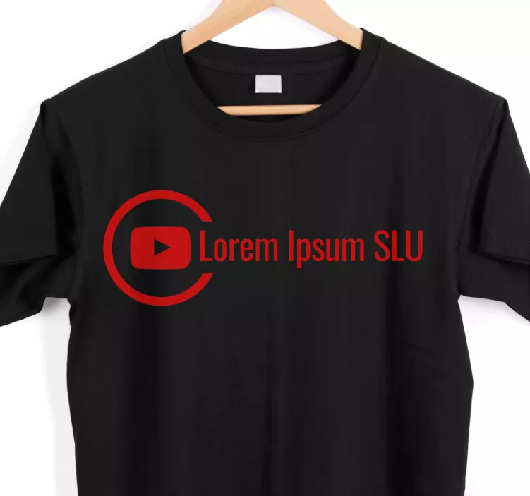 t-shirtspersonalizáveis da autocolante do youtube com o nome - TenStickers