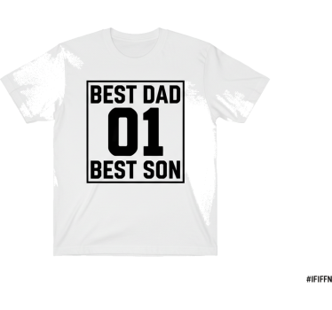 T-shirt pais e filhos conjunto de números de equipe - TenStickers