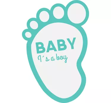 T-shirt para grávidas It's a boy - TenStickers