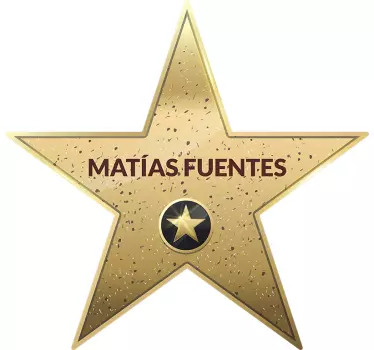 T-shirts para pais e filhos Estrela de Hollywood - TenStickers