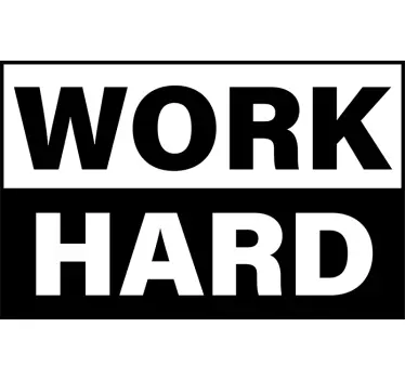 T-shirt para pais e filhos Play Hard Work Hard - TenStickers