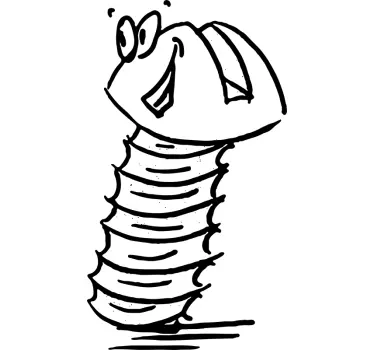 T-shirt para casais Parafuso e porca - TenStickers