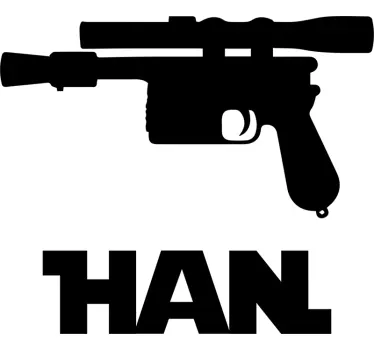 T-shirts para casais Han e Leia - TenStickers