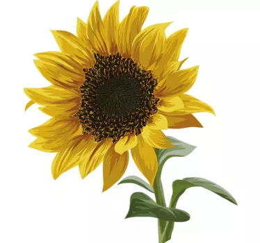 T-shirt de flores Girassol - TenStickers