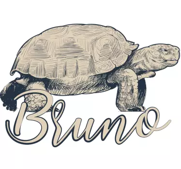 T-shirts para casais tartarugas com nome - TenStickers