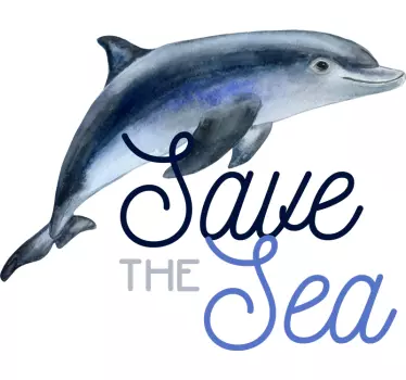 Salvar o mar t-shirt - TenStickers