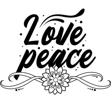 T-shirt floral do canto de paisley - TenStickers