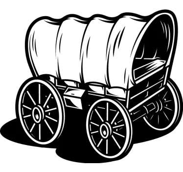 T-shirt estilo vaqueiro wagon - TenStickers