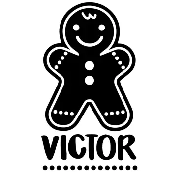 T-shirt de natal personalizada com biscoitos de natal - TenStickers