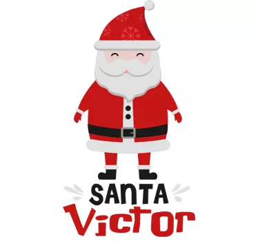 T-shirt de natal do papai noel e hohoho - TenStickers