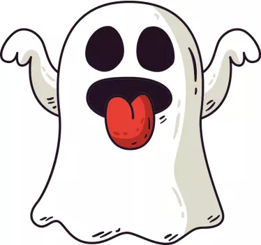 Fantasmas de halloween voando t-shirt de halloween - TenStickers