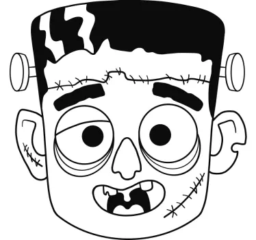 t-shirt kid frankestein halloween - TenStickers