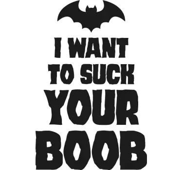 t-shirts infantis eu quero chupar seu peito t-shirt de halloween - TenStickers