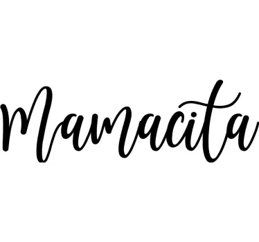 T-shirtmamacita e chiquitita mãe e filha - TenStickers