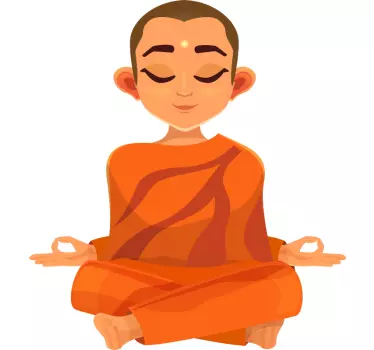 t-shirt de meditação - TenStickers