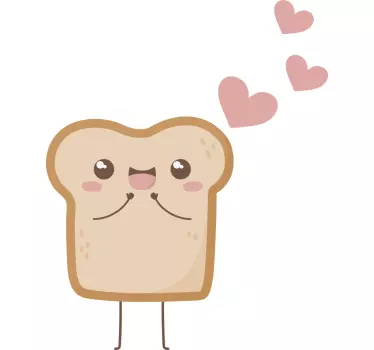Camisas combinando pão e nutella para casais - TenStickers