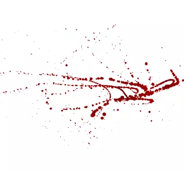 t-shirt do dia das bruxas manchada de sangue - TenStickers