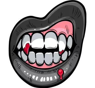 T-shirt de casais com gráfico de lábios ousados - TenStickers