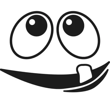 T-shirtinfantil monstro de um dente sorridente - TenStickers
