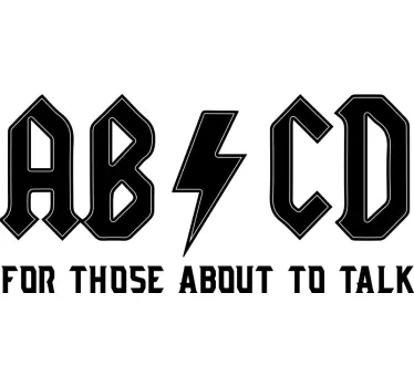 T-shirt bebé encanto do abc para crianças - TenStickers