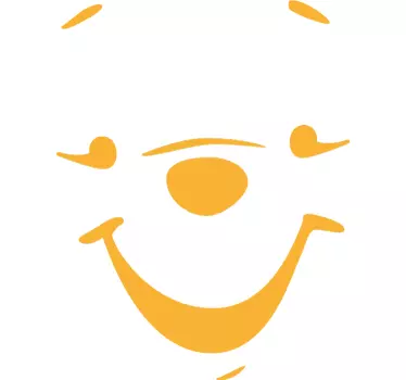 T-shirt crianças rosto feliz e sorridente - TenStickers