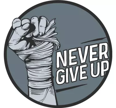 T-shirt nunca desista da motivação - TenStickers