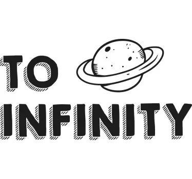 Ao infinito e além combinando camisas para casais - TenStickers