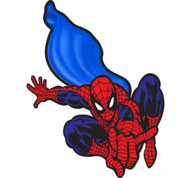 Homem-aranha com T-shirtinfantil azul - TenStickers