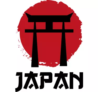 T-shirt símbolo torii do japão - TenStickers