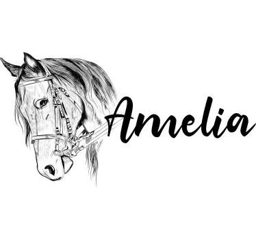 T-shirtinfantil personalizada cavalo - TenStickers